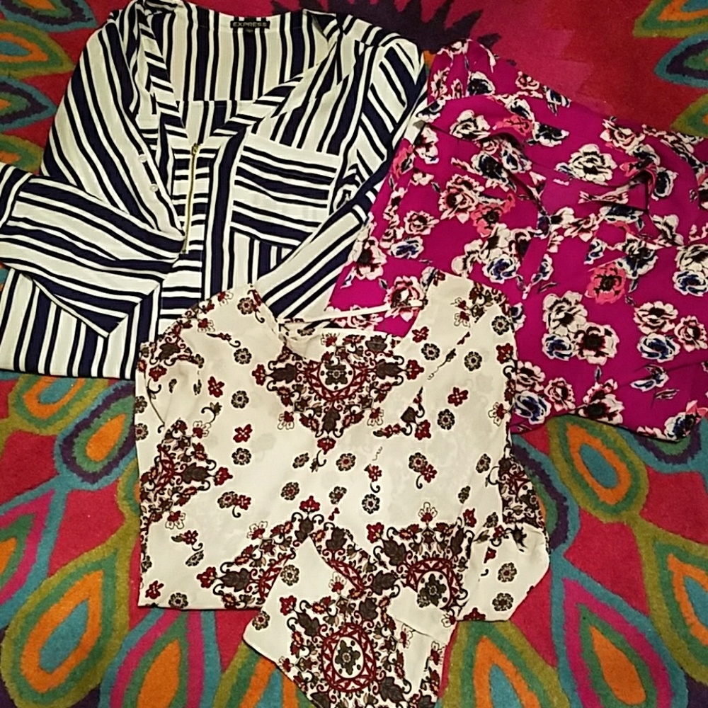 Long sleeve blouse bundle